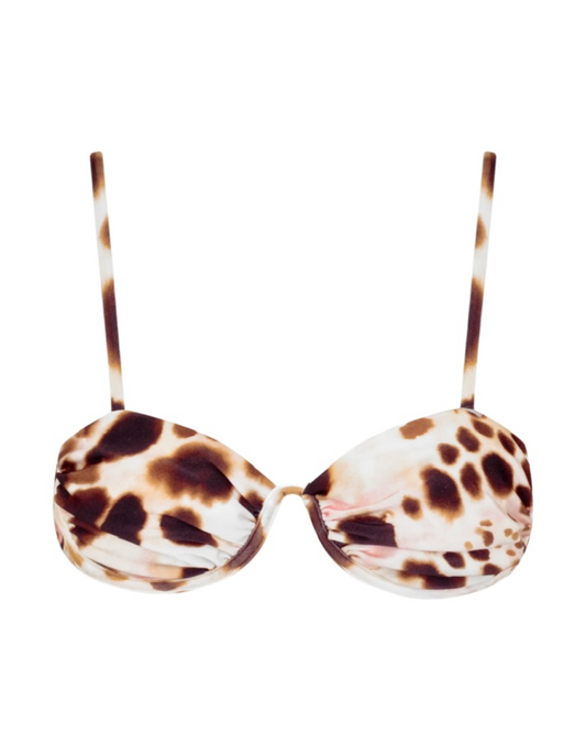 Sutiã aro quadrado alças Finas Morgana