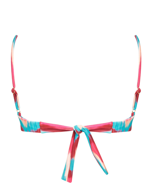 Sutiã aro quadrado alças Finas Michele