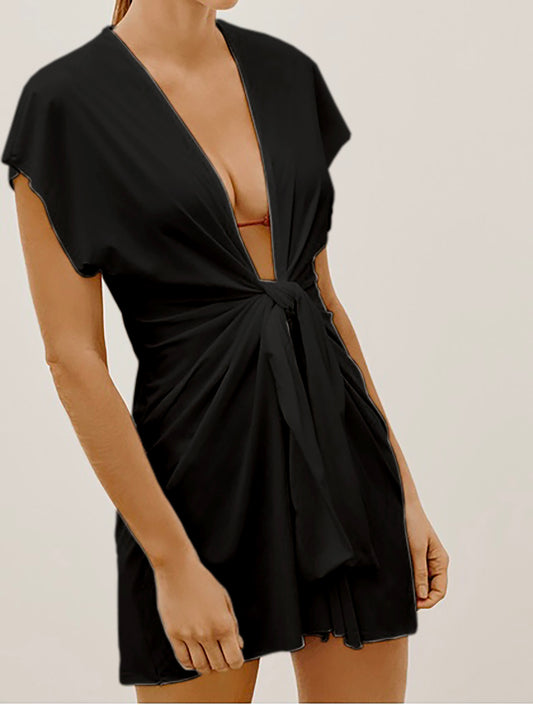 Saída Curta com Amarração Preto Bali