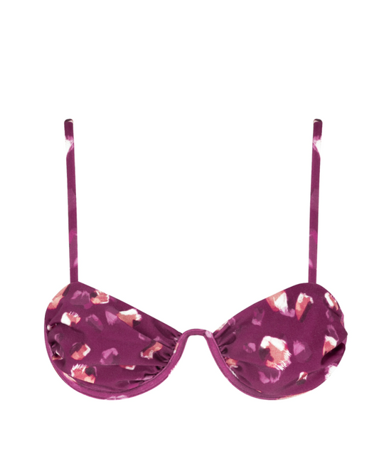 Sutiã aro quadrado alças Finas Liz