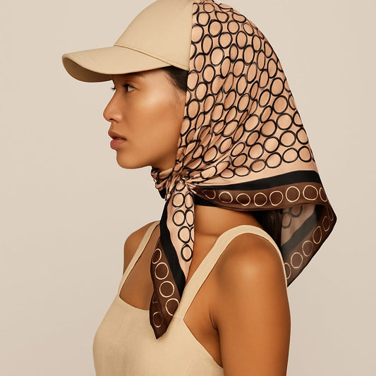 Lenço de Praia Clássico Marrom