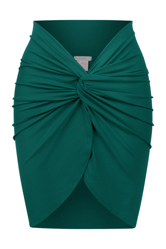 Saia Curta Transpassada Esmeralda