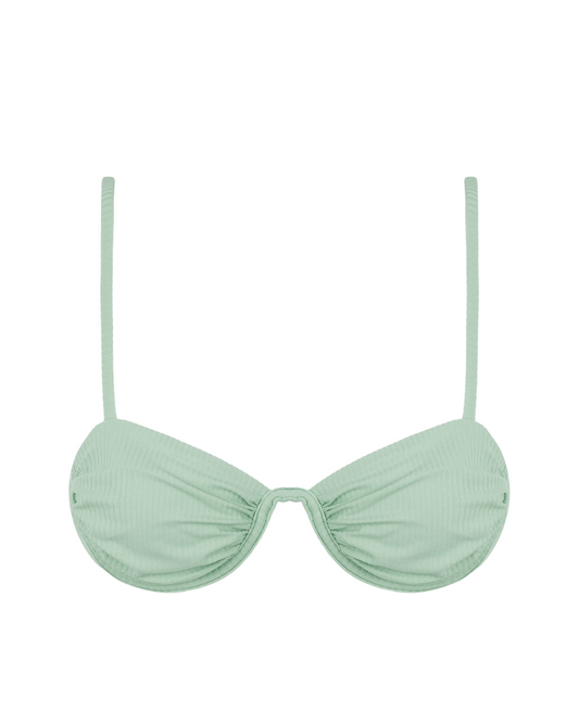 Sutiã aro quadrado alças Finas Simone