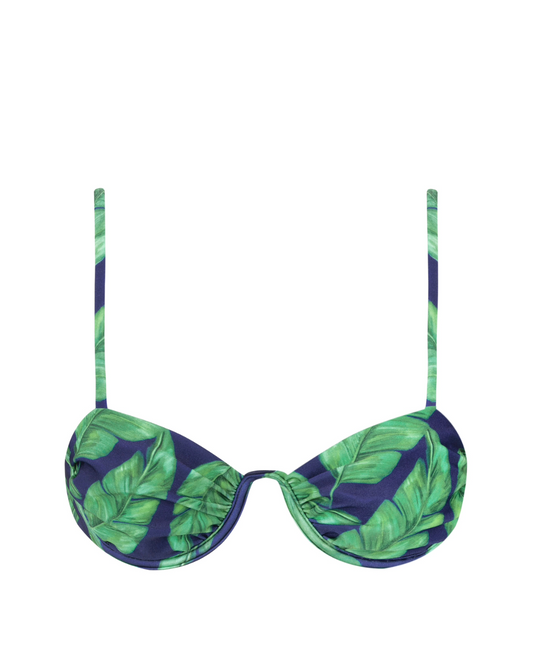 Sutiã aro quadrado alças Finas Francine