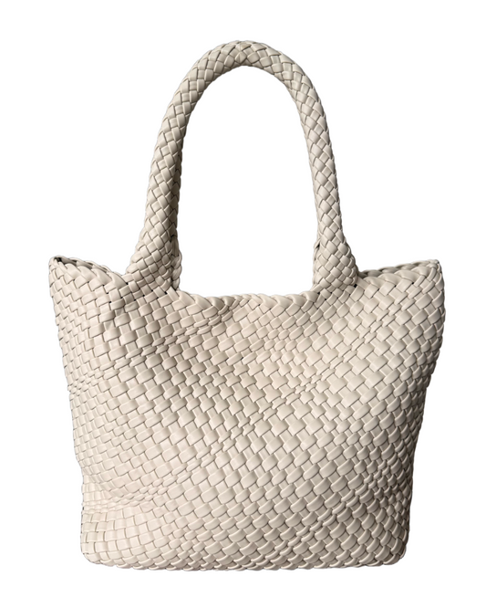Bolsa Trançada Off White Cali