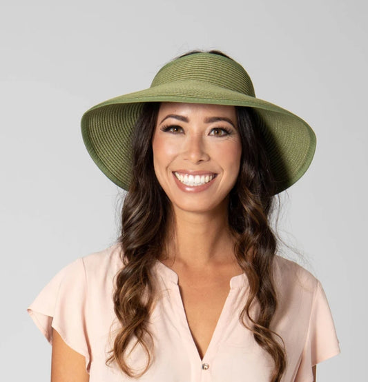 Viseira Laço Rolinho Verde Cali