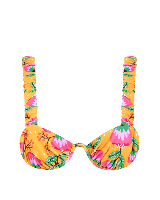 Sutiã aro quadrado alças largas Bianca