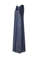 Vestido longo com detalhe lateral Margot
