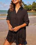 Chemise Alongada preto Cali