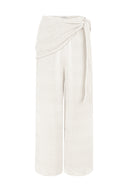 Calça com lenço multiuso Crochê Off white