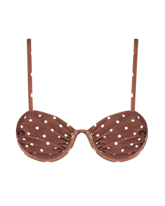 Sutiã aro quadrado alças Finas Priscila