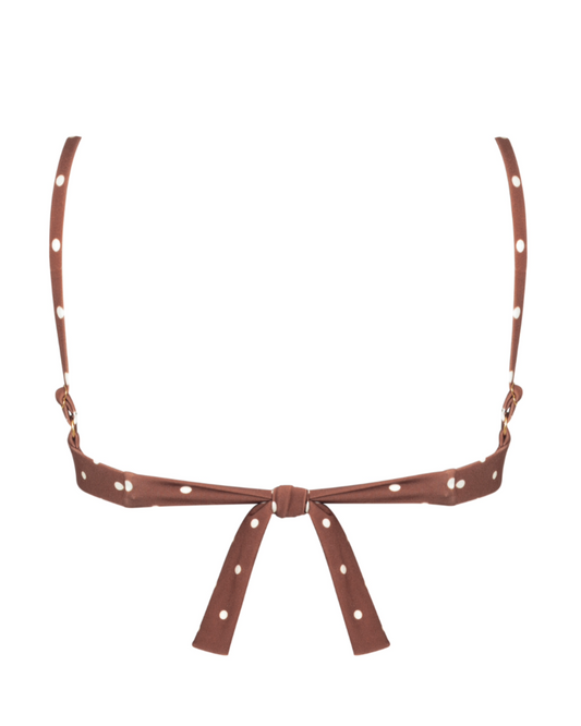 Sutiã aro quadrado alças Finas Priscila