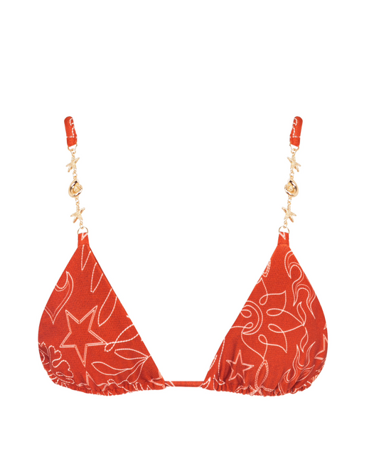 Sutiã Cortininha com metais Vivian