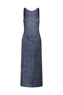 Vestido Longo com fenda Margot