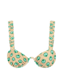 Sutiã aro quadrado alças largas Yasmin