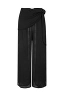 Calça com lenço multiuso Crochê Preto