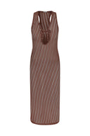 Vestido longo telado Miriam