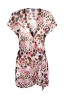 Vestido curto transpassado Morgana