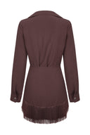 Conjunto Chemise + Saia Marrom
