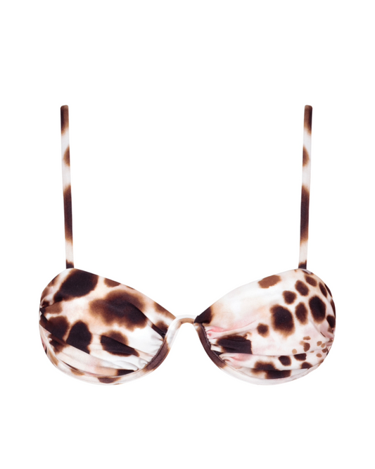 Sutiã aro quadrado alças Finas Morgana