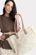 Bolsa Franjas Indy Bege Cali