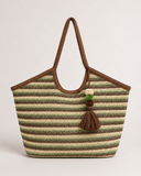 Bolsa Crochê Marrom Pompom Cali