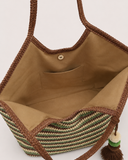Bolsa Crochê Marrom Pompom Cali