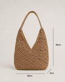 Bolsa Crochê Divine Caramelo