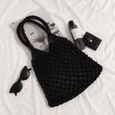 Bolsa em Macrame Pretty Preta