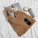 Bolsa em Macrame Pretty Caramelo