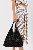 Bolsa em Macrame Pretty Preta
