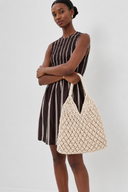 Bolsa em Macrame Pretty Off White