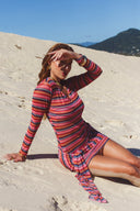 Vestido curto com amarração Tainá