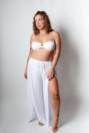 Calça Transpassada Branca