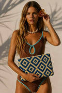 Clutch Mikonos Azul