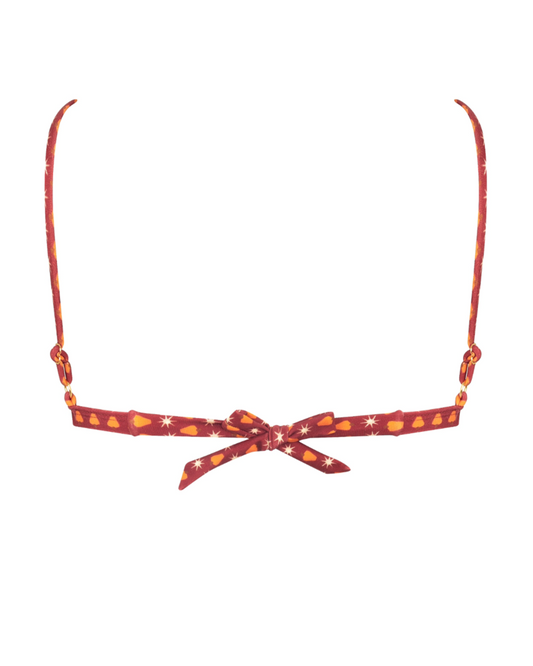 Sutiã Top Fixo Frufru Cecilia