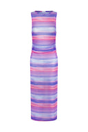 Vestido drapeado Longo Tamara