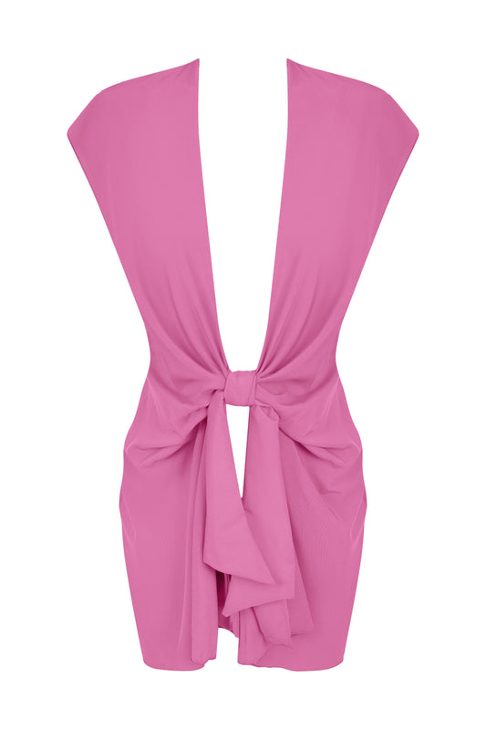 Saída Curta com Amarração Rosa Bali