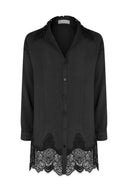 Chemise Alongada preto Cali