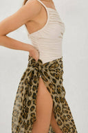 Lenço de Praia Animal Print