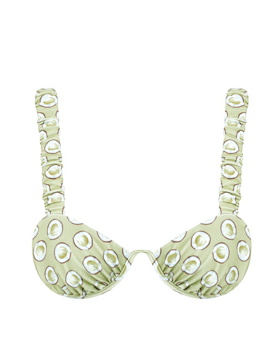 Sutiã aro quadrado alças largas Cris