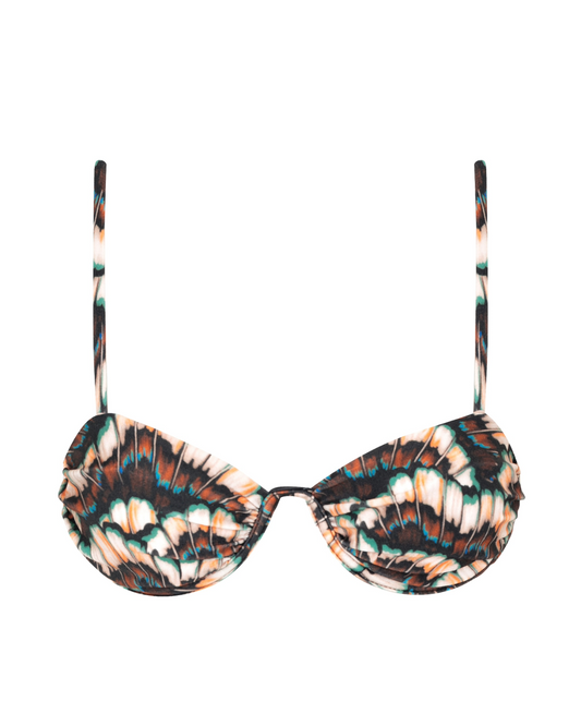 Sutiã aro quadrado alças Finas Brenda