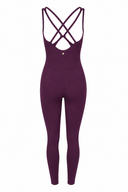 Macacão Modelador com detalhe nas costas Roxo