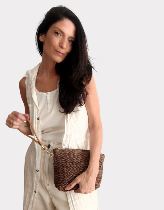 Necessaire Marrom Cali