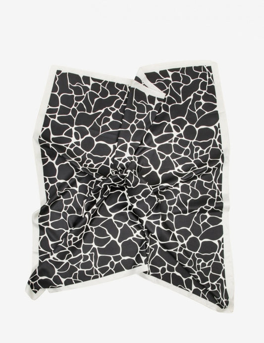 Lenço de Praia Mosaico Preto