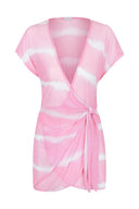 Vestido curto transpassado Lívia